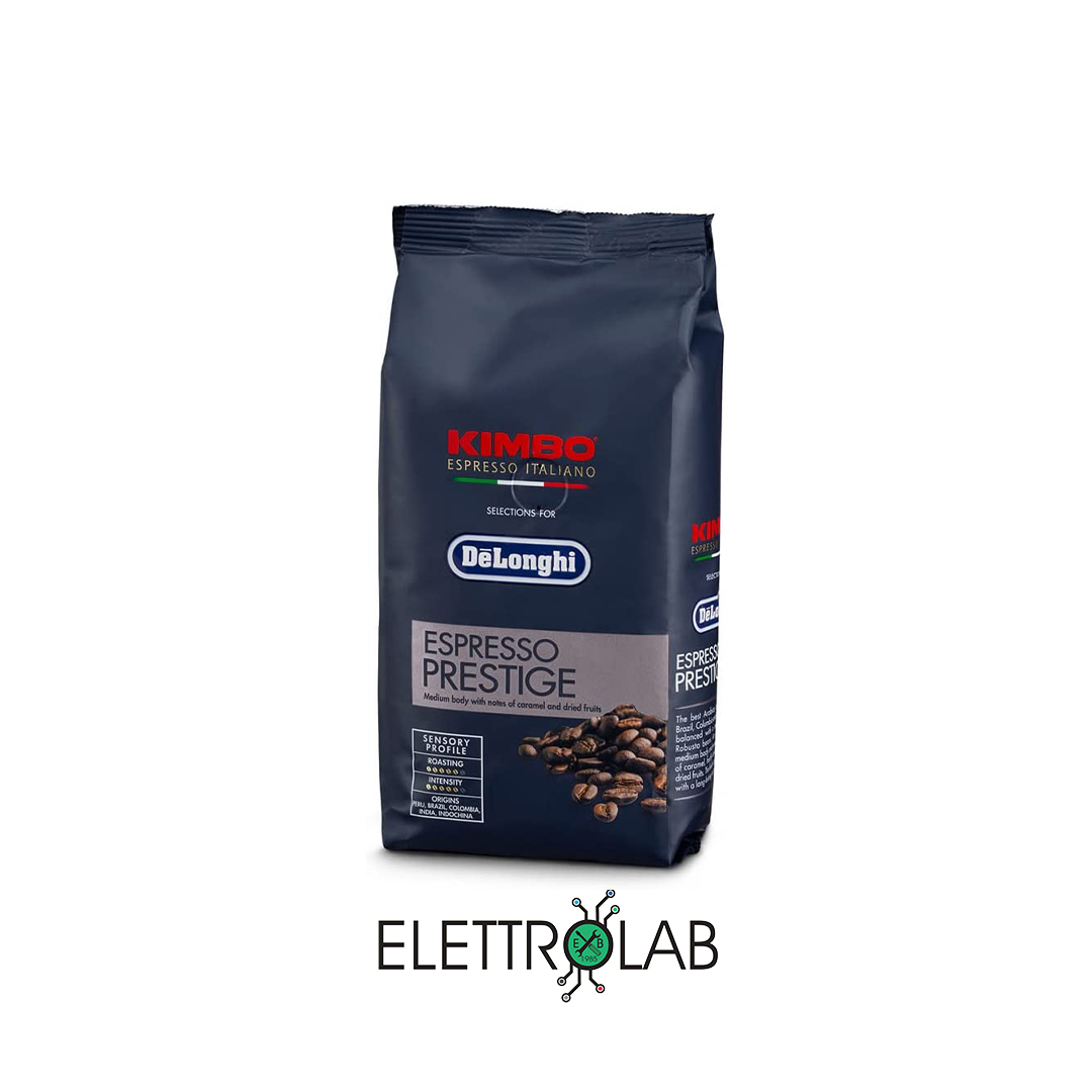 Caffè DeLonghi Kimbo PRESTIGE in grani 1Kg